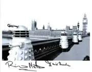 Doctor Who Autograph: DAVID GRAHAM & RICHARD MARTIN (Dalek Invasion)Signed Photo