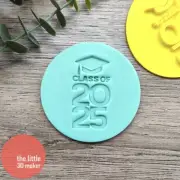 Class of 2025 Style 2 Cookie Cutter Stamp Fondant Embosser