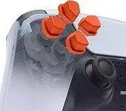 eXtremeRate Ergonomic Split Dpad Buttons (SDP Buttons) for PS5 Controller, Orange Independent Dpad Direction Buttons for PS5, for PS4 All Model Controller