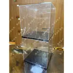 公仔盒,大型公仔盒 35正方透明展示盒 公仔收納盒 壓克力收藏盒 (35X35X高35CM)