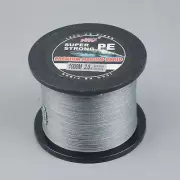 PE Braid Fishing Line Abrasion Resistant 30 40 45 50 60 70 80 85LB 1000M Grey