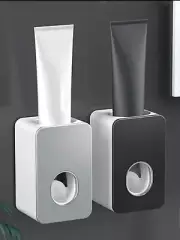 Automatic Toothpaste Dispenser Wall Mounted Holder Squeezer Bathroom Teeth G/B