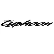 Ski Centurion Boat Decal 2047-28092 | Typhoon Black Vinyl 14 1/2 Inch