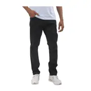 JACHS Men's Straight Denim Jeans Pant - Black