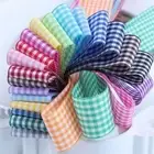 Gift Wrapping Lattice Plaid Ribbons 50 yards DIY Sewing Crafts