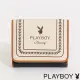 【PLAYBOY】三折式短夾 Viva系列(米白色)