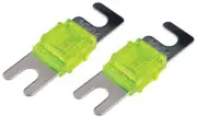 Kicker 46AFS100 Car Audio AFL (Mini ANL Fuses) 100 Amp Fuse 2 Pack Pair AFS100