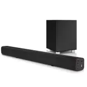 Pure Acoustics Optical Input Bluetooth Sound-bar w/ Wireless Subwoofer for TV