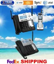 AT&T SB67138 4-LINE CORDED/CORDLESS 1 CORDLESS PHONE + 1 CORDLESS DESKSET