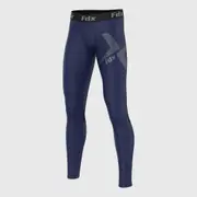 Fdx Recoil Navy Blue Men's Compression All Season Base Layer Leggings