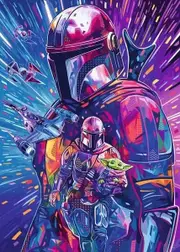 Ravensburger - Star Wars The Mandalorian Large Format Puzzle 500pc