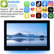 1Pcs 10.1 inch Rear Seat Monitor Touch Screen Player Android 12 WIFI Mirror Link