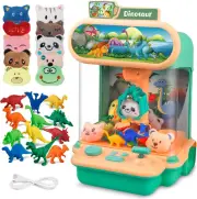 Claw Machine for Kids, Dinosaur Vending Toy for Boys, Mini Candy Grabber Prize D
