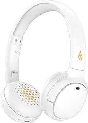 Edifier WH500 Wireless On-Ear Headphones – Bluetooth V5.2 Lightweight and Foldable Headphones with 40-Hours Music Playtime – Personalize EQ -Fast Charging - White