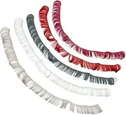 Vaguelly 5pcs Doll Wig Heat Resistant Bang Hair for DIY Crafts for Doll Making Realistic Hair Wefts for Custom Styling and Modification