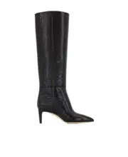 Paris Texas Knee-High Pointed Toe Boots 35,36,37.5,37,38.5,38,39,40.5,40,41,36.5,35.5 Black