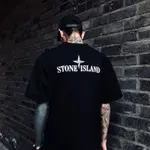 『BKS』(實拍) STONE ISLAND 石頭島 經典字母印花 T恤短袖短踢短T