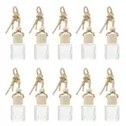 10pcs Glass Perfume Bottle Refillable Perfume Bottle Hanging Diffuser Bottle