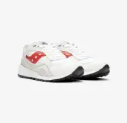 Saucony Originals Shadow 6000 Premium White/Red Men's Shoes S70668-2 SZ 10