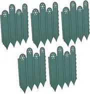 Flexible Outdoor Guardrail 5pcs Garden Fence Border Plastic Landscape Edging for Flower Beds Quick Assembly