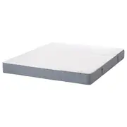 VESTMARKA sprung mattress, extra firm/light blue, Queen