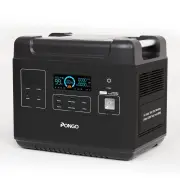 [US Direct] PONGO PSN2200 2000Wh Portable Power Station LiFePO4 Battery Pack Solar Generator with 6 110V/2200W Pure Sine