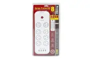 Huntkey SAC807 8 Outlet Surge Protected Powerboard with 4 USB Charging Ports