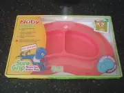 Nuby Miracle Mat Sure Grip Section Kids Plate With Suction Action NEW