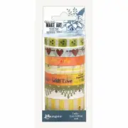 Ranger Ink/ Wendy Vecchi Make Art Washi Tape Set WVA65425 7 Rolls Washi Tape