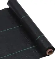 BECLOH 2x5 m Weedmat Weed Control Mat Matting Woven Fabric Plant PP- Chemical-Free Weedmat for Gardens, UV Resistant Woven Ground Cover