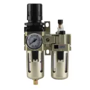 Air Compressor Regulator 3/8in Air in/Outlet Air Pressure Regulator Water Filter