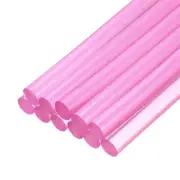 12pcs Mini Hot Glue Sticks for Glue Gun 0.27"x4" Transparent purple