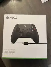 Wireless Controller for Xbox Series X/S - Black - USB-C Cable New/Sealed