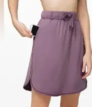 Lululemon On the Fly Skirt *Woven Frosted Mulberry Purple Size 2 NEW NWT Active