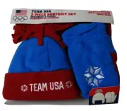 Team USA Olympics Outerstuff Infant/Toddler Hat and Glove Set