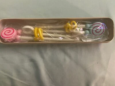 2 Pairs Training Chopsticks for Kids, Children Learning Chopsticks NIB