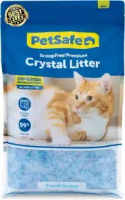 ScoopFree Crystal Cat Litter,8Lb,Fresh Scent,Odor Control,Low Tracking,Long-Last