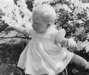 Princess Astrid of Belgium on her first birthday 1963 ROYALTY OLD PHOTO