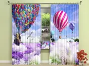3D Lavender 42 Blockout Photo Curtain Print Curtains Drapes Fabric Window AU