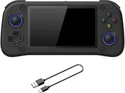 G28 Retro Handheld Game Players 4.3 Inch Screen Video Player Gamepad(Black 64G)