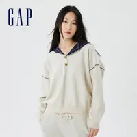 在飛比找蝦皮商城優惠-Gap 女裝 針織帽T-米白色(883750)