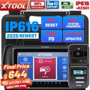 XTOOL IP616 KC501 Car Key Programmer Diagnostic Tool OBD2 Sanner CANFD 31+Resets