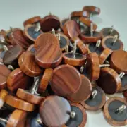 Accordion Wooden buttons (10 pcs)