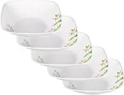 [CORELLE] CP-9647 Provence Garden Square Large Bowl, J2348-PVG, Set of 5