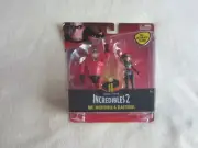 2018 JAKKS Pacific Disney Pixar Incredibles 2: Mr. Incredible & Elastigirl NIP
