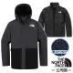 【美國 The North Face】男 3合1_防水耐磨 兩件式連帽外套.夾克.風雨衣/Heatseeker保暖填充.登山健行旅遊/4QX7-TLY 瀝青灰/黑