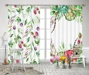 3D Art Leaves 679 Blockout Photo Curtain Print Curtains Drapes Fabric Window AU