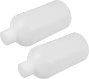 Homoyoyo 2pcs Plastic Bottles Graduated Liquid Storage Vials with Narrow Mouth Pe Containers for Chemicals Lab Samples and Food Storage