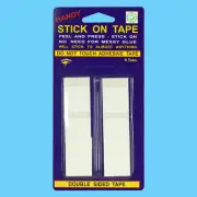 Double Sided Foam Tape Adhesive 25mm Squares 8 Pack Peel & Press