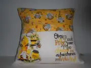 Gnome with Bee's, Reading Pillow with book pocket.